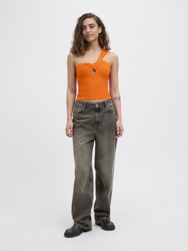 ONE SHOULDER KNIT TOP EYE