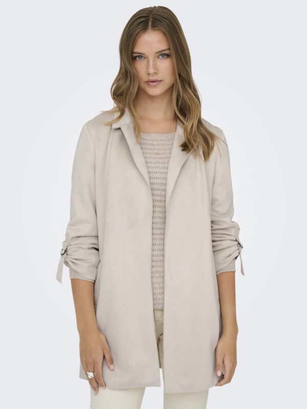 FAUX SUEDE COAT JOLINE