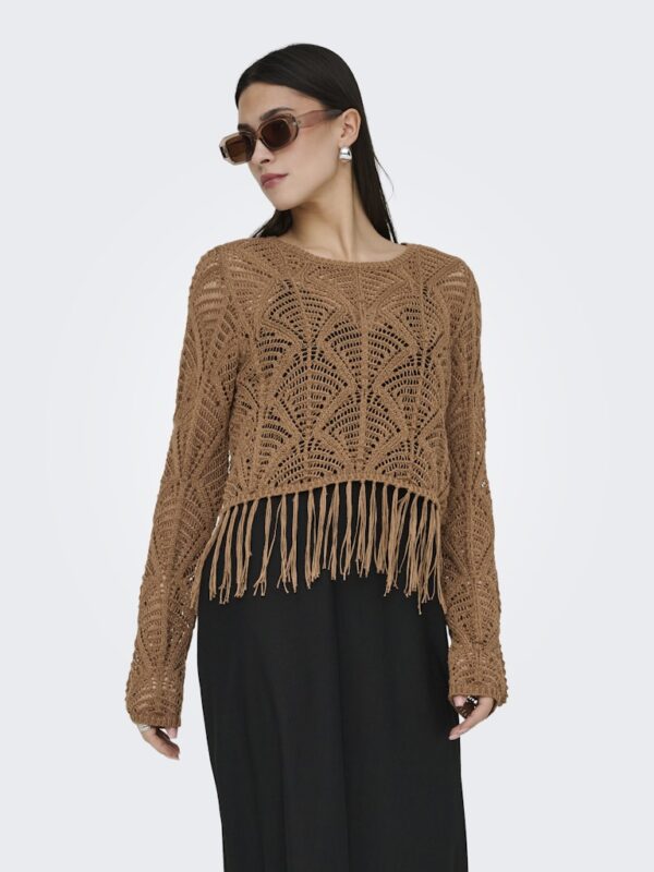 ΠΛΕΚΤΗ ΜΠΛΟΥΖΑ ΜΕ ΚΡΟΣΣΙΑ LEONIE