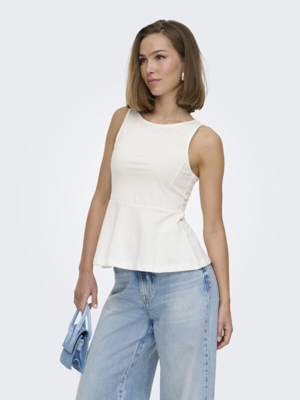 PEPLUM TOP KISS