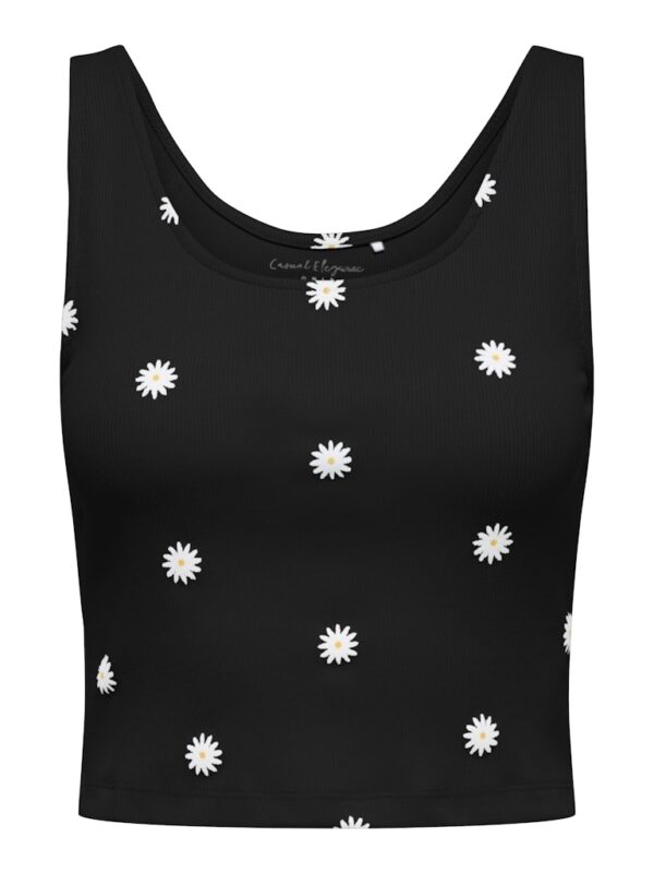 CROPPED RIB TOP FENJA