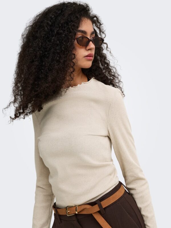 GLITTER RIB TOP EMMA