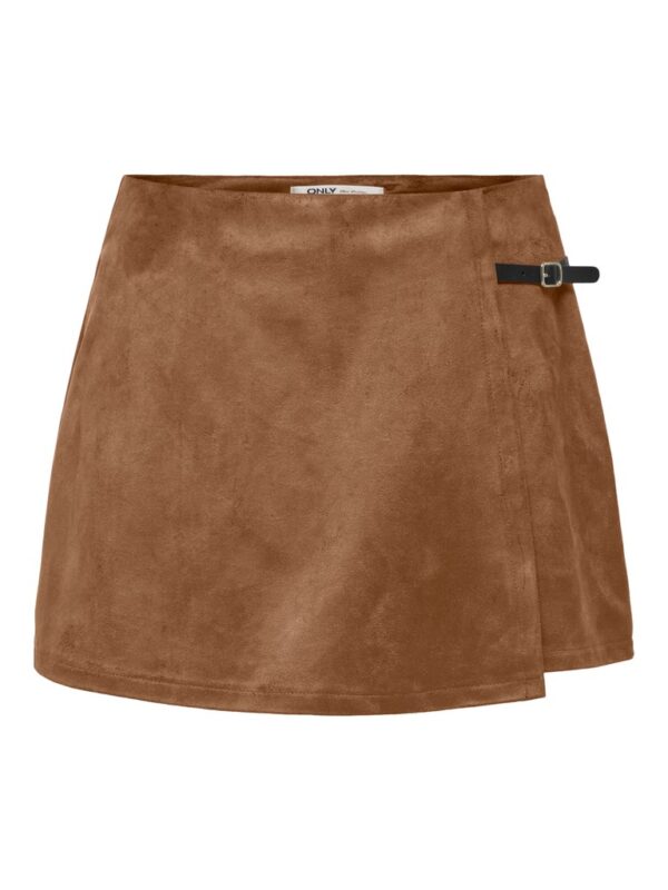 FAUX SUEDE SKORT TAVIA