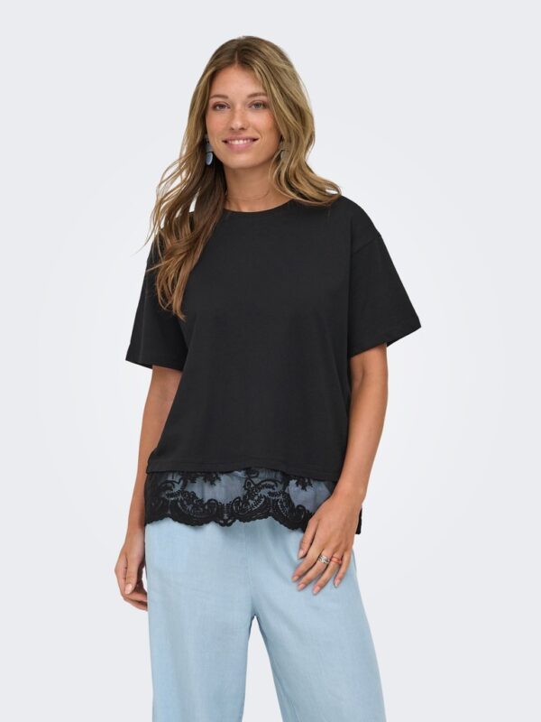 T-SHIRT ΜΕ ΔΑΝΤΕΛΑ VIVI